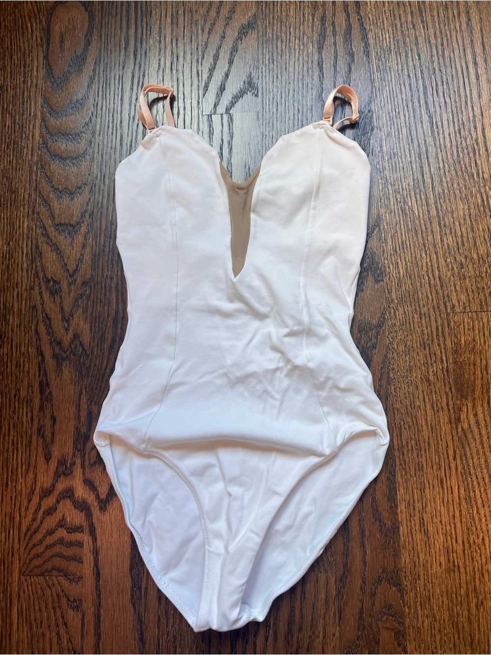 So Dance youth leotard. White.